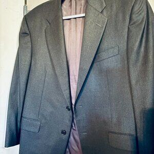Hickey Freeman Full Charcoal Suit - Size 42 SHT
